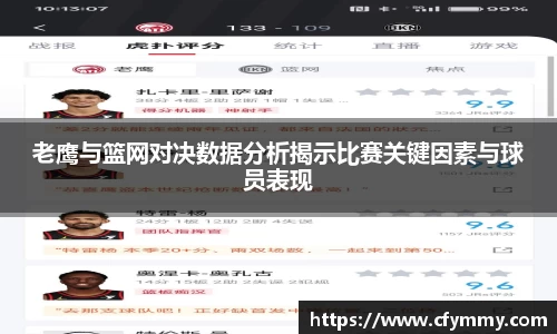 老鹰与篮网对决数据分析揭示比赛关键因素与球员表现
